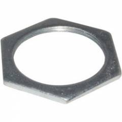 Locknut 25mm Hexagonal Light Steel